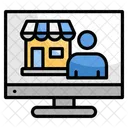 Digital Retail Assistant Assistant Business Icon