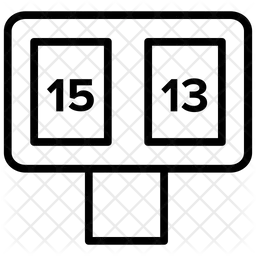 디지털 점수판  아이콘