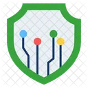 Digital Security Shield Icon