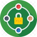 Digital Security Lock Icon