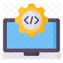 Digital Services Laptop Computer Icon