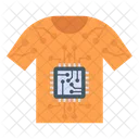 Electronic Shirt Digital Shirt Smart Clothing Icon