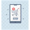 Digital Shopping  Icon