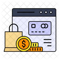 Digital shopping  Icon