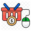 Digital Shopping Eshopping Online Shopping Icon