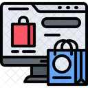 Digital Shopping  Icon