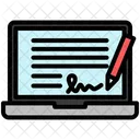 Digital Signature  Icon