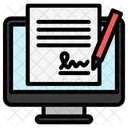 Digital Signature  Icon