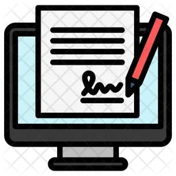 Digital Signature  Icon