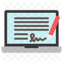 Digital signature  Icon