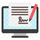 Digital signature  Icon