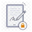 Digital signature  Icon