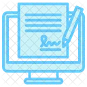 Digital signature  Icon