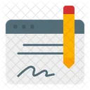 Digital Signature Icon