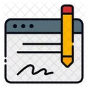 Digital Signature Icon