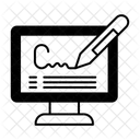 Digital Signature  Icon
