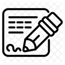 Digital Signature  Icon