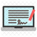 Digital signature  Icon