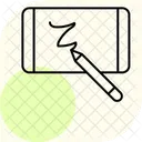 Digital Sketchpad Minimal Outline Icon