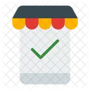 Digital Storefront Digital Marketing Commerce And Shopping Icon