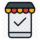 Digital Storefront Digital Marketing Commerce And Shopping Icon