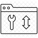 Digital Tablet Data Analysis Chart Icon
