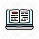디지털 교과서 교육 아이콘