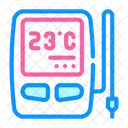 Digital Thermometer Sensor Icon