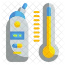 Digital Thermometer Medical Technology Icon