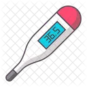 Digital thermometer  Symbol