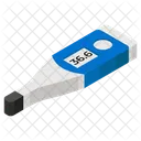 Digital Thermometer Medical Device Temperature Detector Icon