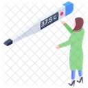 Digital Thermometer  Icon