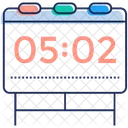Digital Timer Timer Board Clock Icon