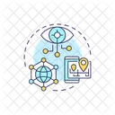 Digital tracking  Icon