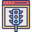 Digital Traffic  Icon