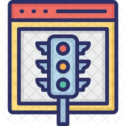 Digital Traffic  Icon