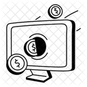 Digital Transaction Online Icon