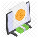 Digital Transaction Online Icon