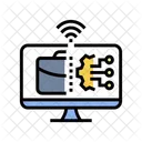 Digital Transformation Modern Icon