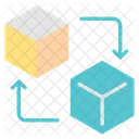 Digital Twin Icon