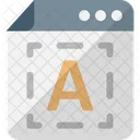 Digital typography  Icon