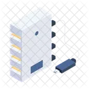 Digital usb connector  Icon