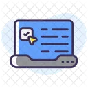 Digital Vote Candidate Ballot Paper Icon