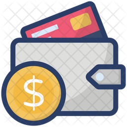 Digital Wallet Icon Of Colored Outline Style Available In Svg Png Eps Ai Icon Fonts