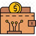 Digital Wallet Online Payment Finance Icon
