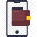 Payment Method Debit Card Mobile Banking Icon