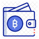 Digital Wallet Bitcoin Cryptocurrency Icon