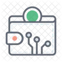 Virtually Earning Coin Money Coin Wallet Icon