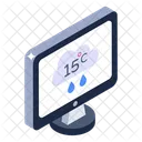 Digital Weather Forecast  Icon