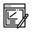 Digital Whiteboard Brainstorming Collaboration Icon